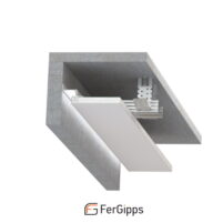 БП 30 - Парящий профиль для гипсокартона FerGipps, белый 2м