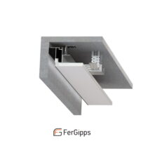 БП 80 - Парящий профиль для гипсокартона FerGipps, чёрный 2м