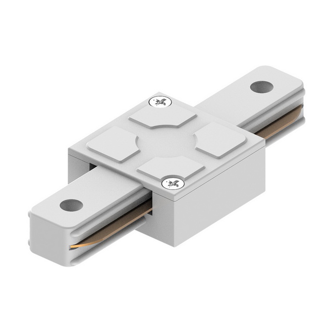 Коннектор прямой однофазный для шинопровода Feron CAB 1005, белый, LD1006 Артикул 41734 Коннектор прямой однофазный для шинопровода Feron CAB 1005, белый, LD1006 Артикул 41734