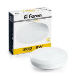Лампа светодиодная Feron LB-452 GX53 9W 2700K