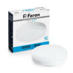 Лампа светодиодная Feron LB-452 GX53 9W 6400K