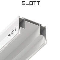 Профиль SLOTT Intruder для однофазного трека, скрытый фиксатор, белый, 200см