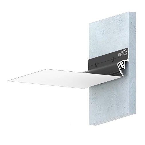 Профиль теневой Flexy EURO 05 ПФ-8587 стеновой, алюминиевый, 200см, чёрный Профиль теневой Flexy EURO 05 ПФ-8587 стеновой, алюминиевый, 200см, чёрный