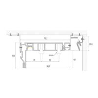 Карниз SLOTT PARSEK размеры