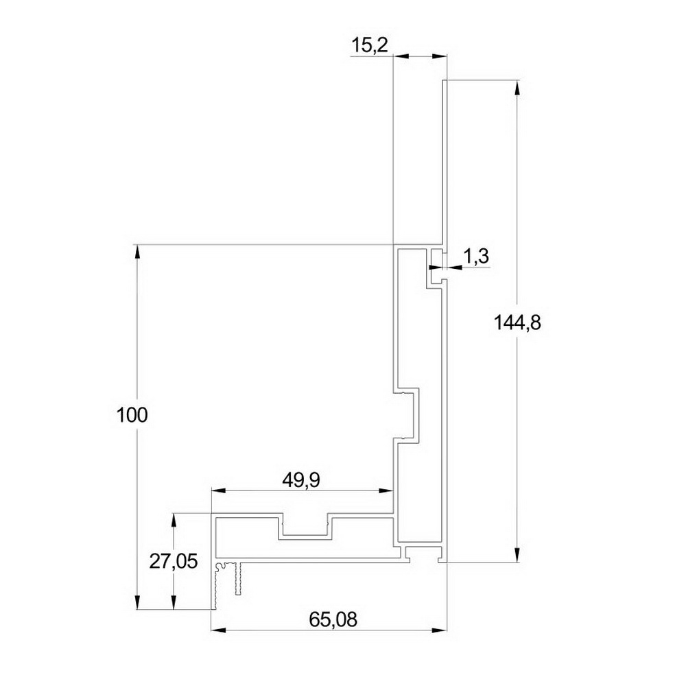Профиль БК 100 размеры Профиль БК 100 размеры