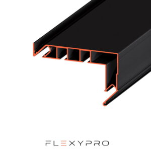 Профиль карниз Flexy GARDINA2 02 чёрный
