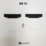 Торцевая заглушка для профиля MK 01, LumFer (комплект) белый