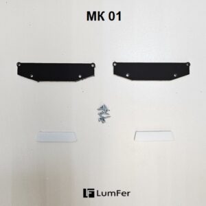 Торцевая заглушка для профиля MK 01, LumFer (комплект) белый
