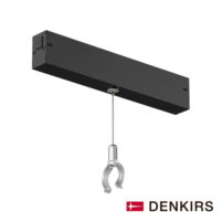 Фиксатор трекового светильника SMART RAY Denkirs DK8064-BK, чёрный, 220V