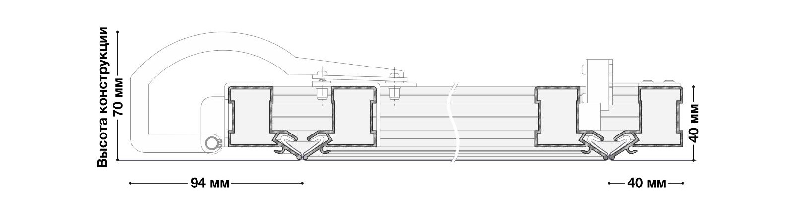 Конструкция люка для натяжного потолка