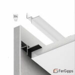ТП 129 - Теневой профиль для гипсокартона FerGipps, белый, 200см.