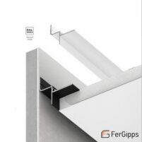 ТП 129 - Теневой профиль для гипсокартона FerGipps, белый, 200см.