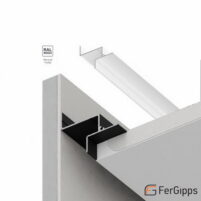БП 309 Теневой профиль для гипсокартона белый FerGipps