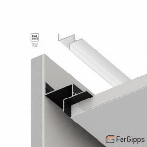 БП 309 Теневой профиль для гипсокартона белый FerGipps