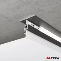 Профиль потолочный Contour-Pro LED (парящий со вставкой) Alteza A2 | чёрный 2,0 м.