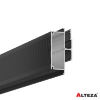 Профиль теневой Double Box (брус по керамограниту) Alteza A2 | чёрный 2,0м — изображение 2