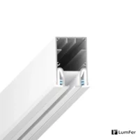 Профиль LumFer Clamp Cornice Uno (однорядный карниз) белый, 320см. — изображение 2