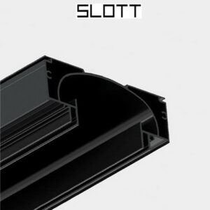 Нишевая световая линия SLOTT, чёрный, 200см.