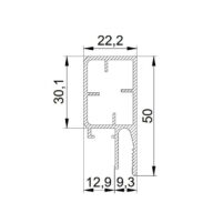 Профиль LumFer Clamp Level 50 (размеры)
