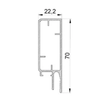 Профиль LumFer Clamp Level 70 размеры