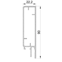 Профиль LumFer Clamp Level 90 размеры