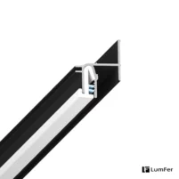 Профиль LumFer Clamp Supra (Парящий потолок) чёрный, 2м — изображение 2