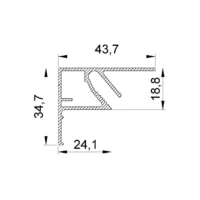 Профиль LumFer Clamp TOP размеры