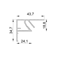 Профиль LumFer Clamp TOP размеры