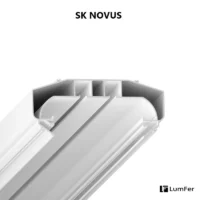 Профиль LumFer SK NOVUS (скрытый карниз) белый