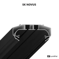 Профиль скрытый карниз SK Novus LumFer чёрный