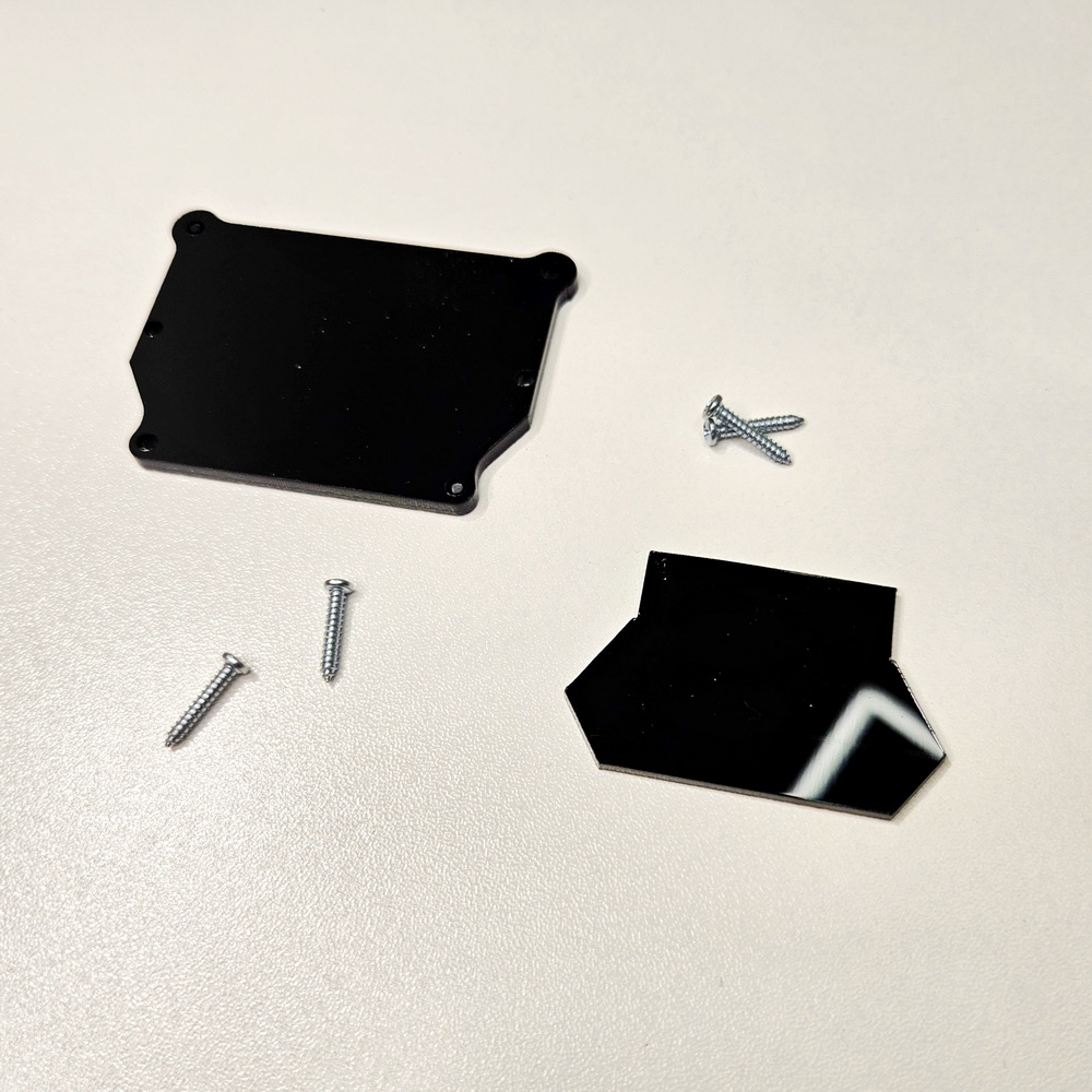 Торцевая заглушка для профиля AM 1 (комплект) чёрная, 1 шт Торцевая заглушка для профиля AM 1 (комплект) чёрная, 1 шт