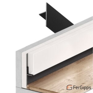 УП 40 - Универсальный плинтус для ГКЛ FerGipps, чёрный, 200см.