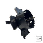 Двойная коронка Ø73-121мм., для безрамных светильников Antispot Gipps