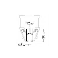 Профиль карнизный Flexy SHTORKA 01 (ПФ10175) размеры
