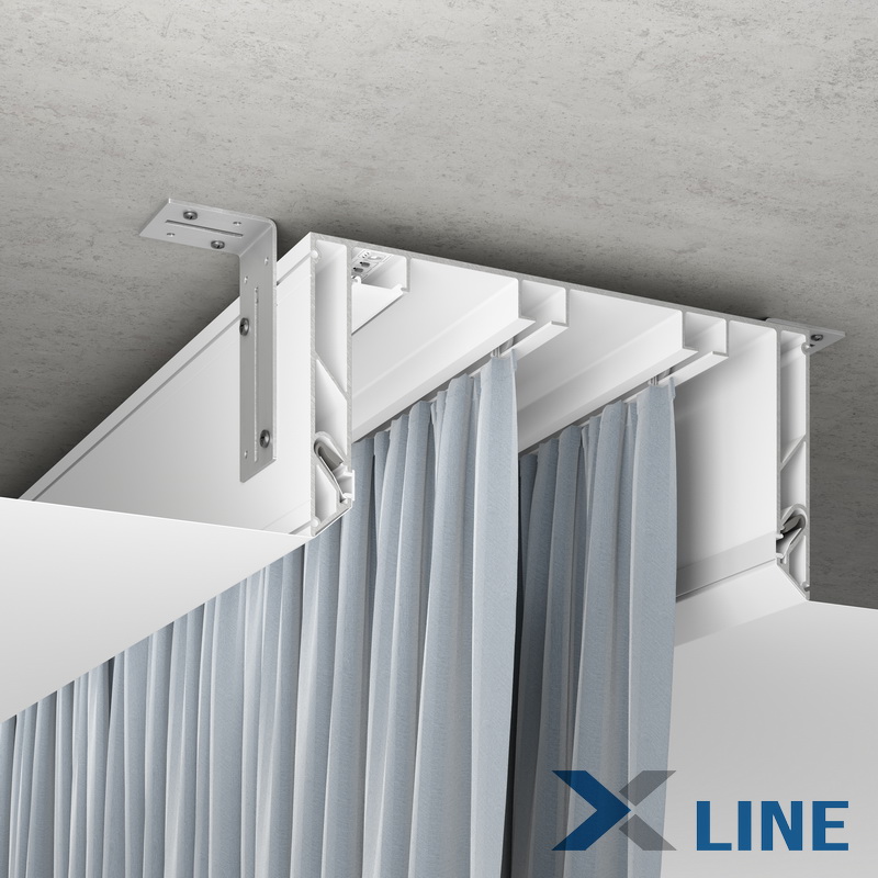 Профиль карниз X Line GARDINA X 70 белый