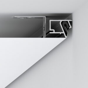 Теневой профиль EUROKRAAB SLIM потолочный, чёрный, 200см