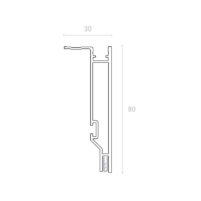 Профиль SLOTT MADERNO 80 размер