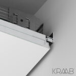 Демпферный теневой профиль KRAAB GIPPS для гипсокартона, чёрный