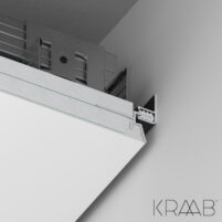 Демпферный теневой профиль KRAAB GIPPS для гипсокартона, чёрный