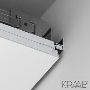 Демпферный теневой профиль KRAAB GIPPS для гипсокартона, чёрный