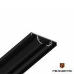 ОК 40 - скрытый однорядный карниз для гипсокартона FerGipps, чёрный