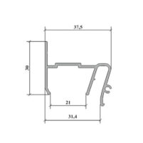 Профиль Step для контурной подсветки Alteza рзмеры