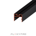Профиль световые линии Flexy SVET 30 (ПФ2681), чёрный, 2м.