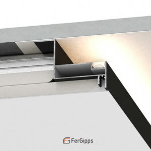 ТВ 52 — Профиль ТВ остров для гипсокартона FerGipps, чёрный