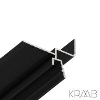 Теневой профиль KRAAB GIPPS для гипсокартона, чёрный, 200см. — изображение 2