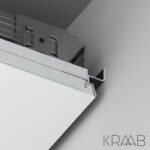 Теневой профиль KRAAB GIPPS для гипсокартона, чёрный, 200см.