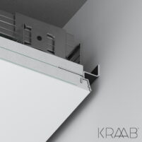 Теневой профиль KRAAB GIPPS для гипсокартона, чёрный, 200см.