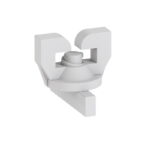 Винтовой стопор для карниза, белый, STOPOR 01