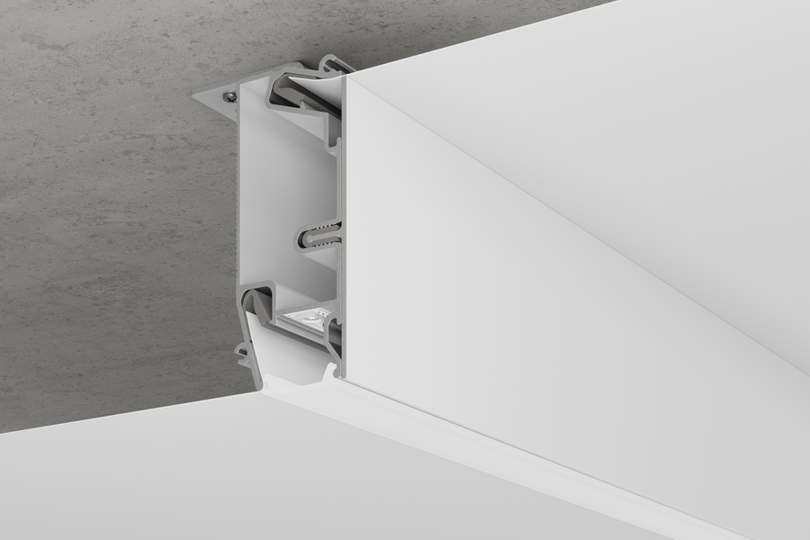 Профиль Sigma NEO LED 60 Plus конструктив с белым бампером Профиль Sigma NEO LED 60 Plus конструктив с белым бампером