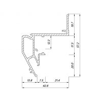 Профиль парящий Flexy Fly 02 размеры